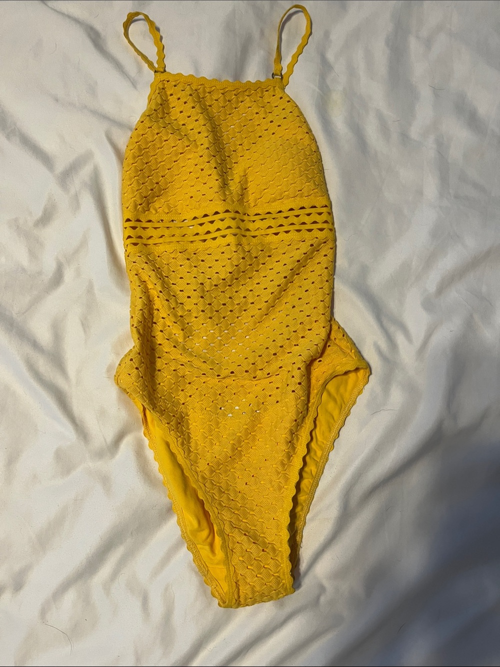 Robin Piccone Yellow One Piece Swimsuit